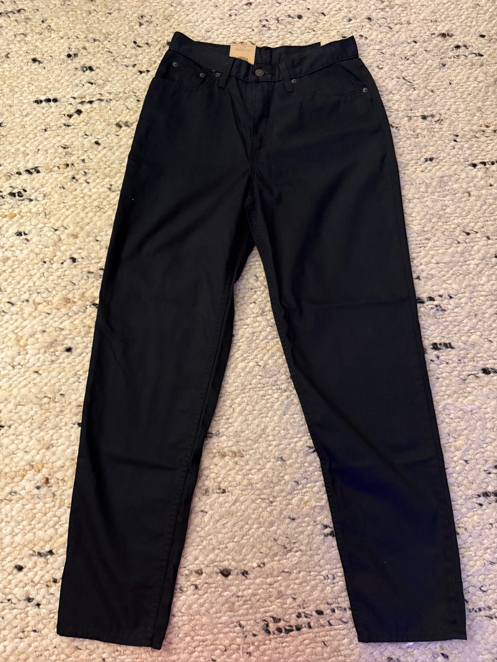 Levi's High-Waisted Black Mom Jeans 29 x 30